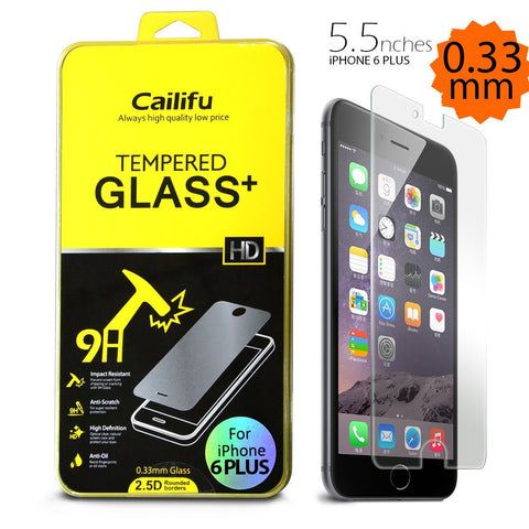 iPhone 6 Plus 5.5 inch Screen Protector Cailifu [Tempered Glass]